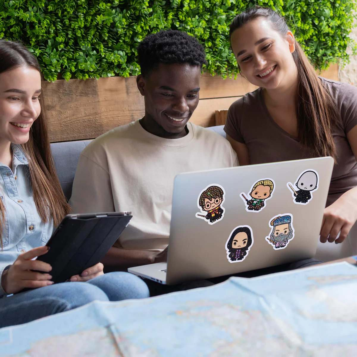 ✨ Harry Potter Diamond Painting Stickers (Set of 15)