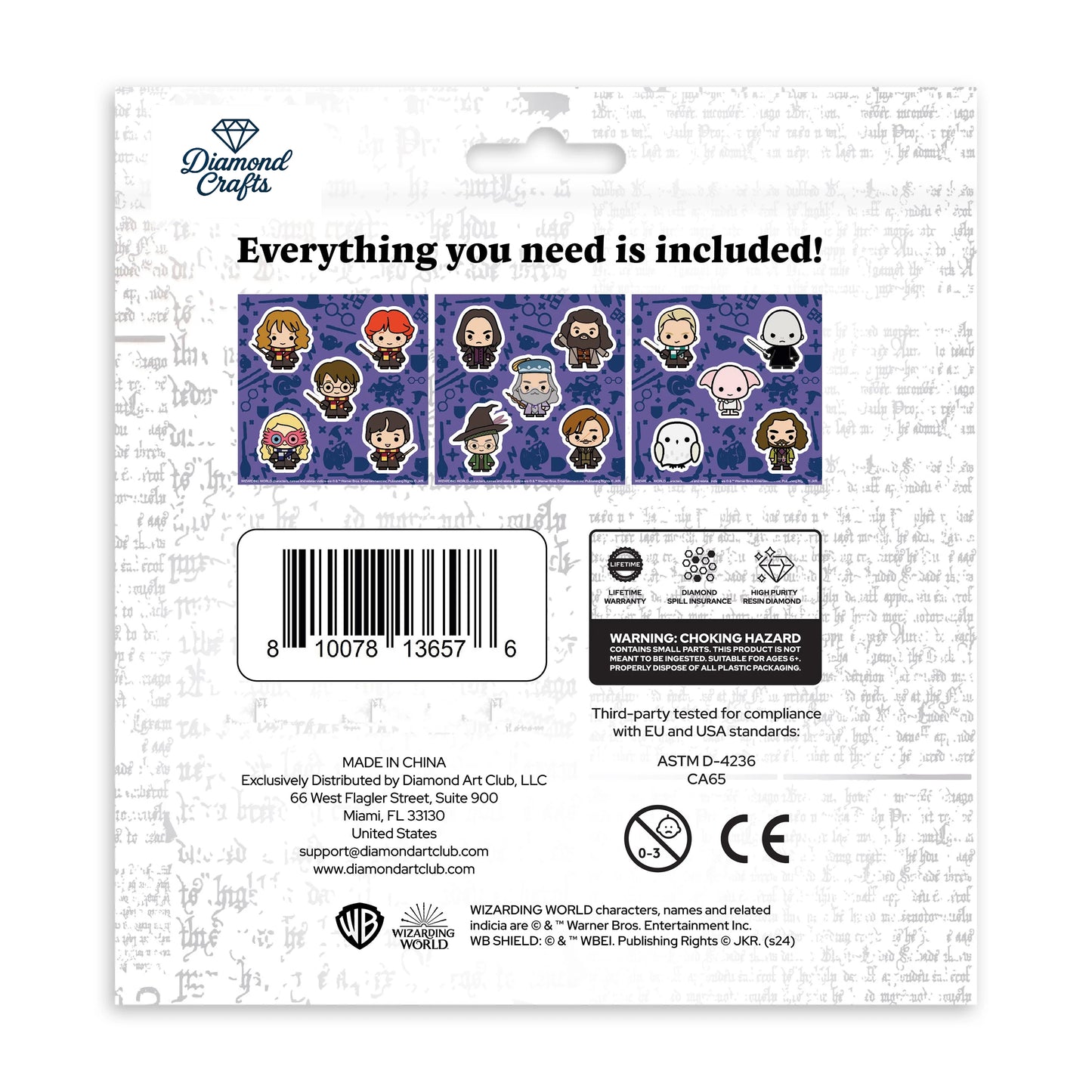 ✨ Harry Potter Diamond Painting Stickers (Set of 15)