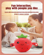 Interactive Music Plush Toy Set-Funny Interactive Fruit Plush Gifts