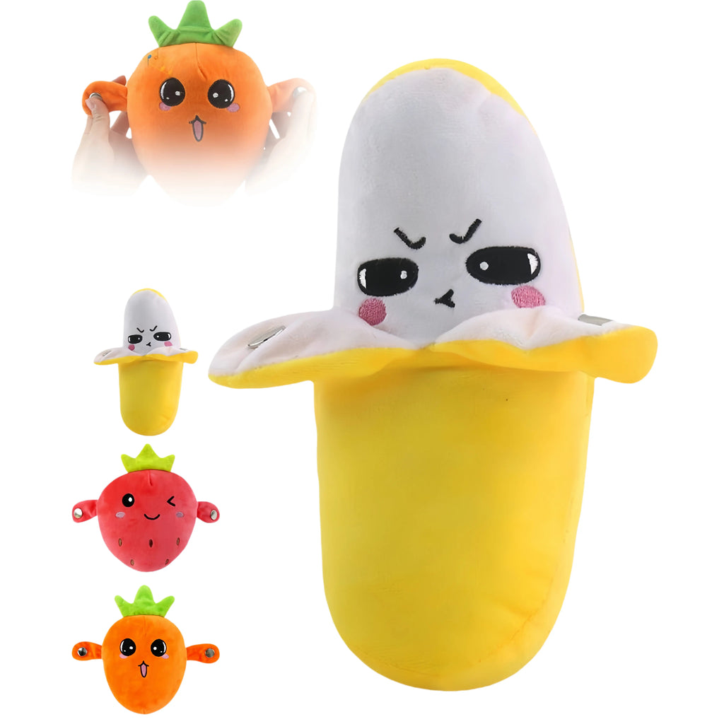 Interactive Music Plush Toy Set-Funny Interactive Fruit Plush Gifts