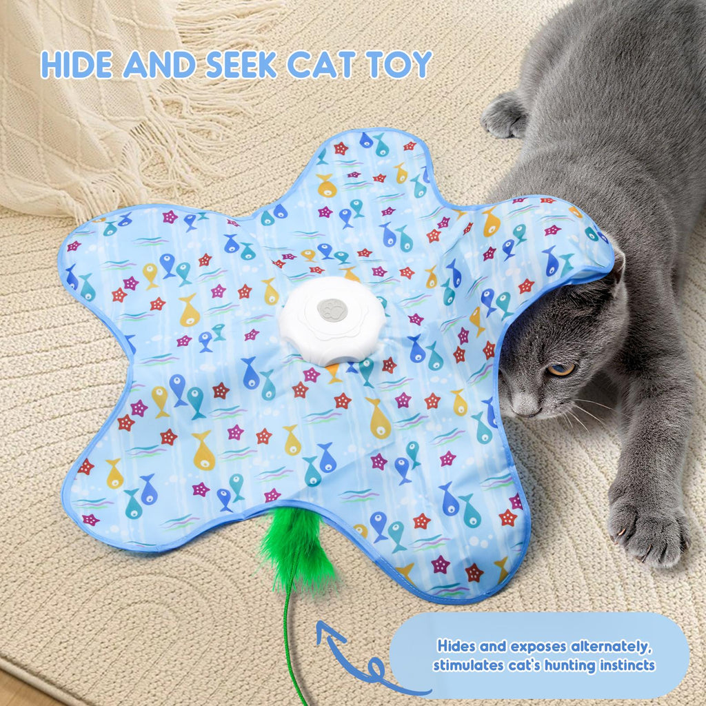 Interactive Star Cat Toy – Chew & Hunting Enrichment Toy