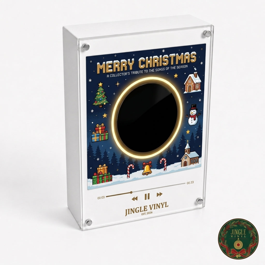 Christmas Magnetic Vinyl Music Player 🎄🎶