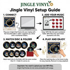 Christmas Magnetic Vinyl Music Player 🎄🎶