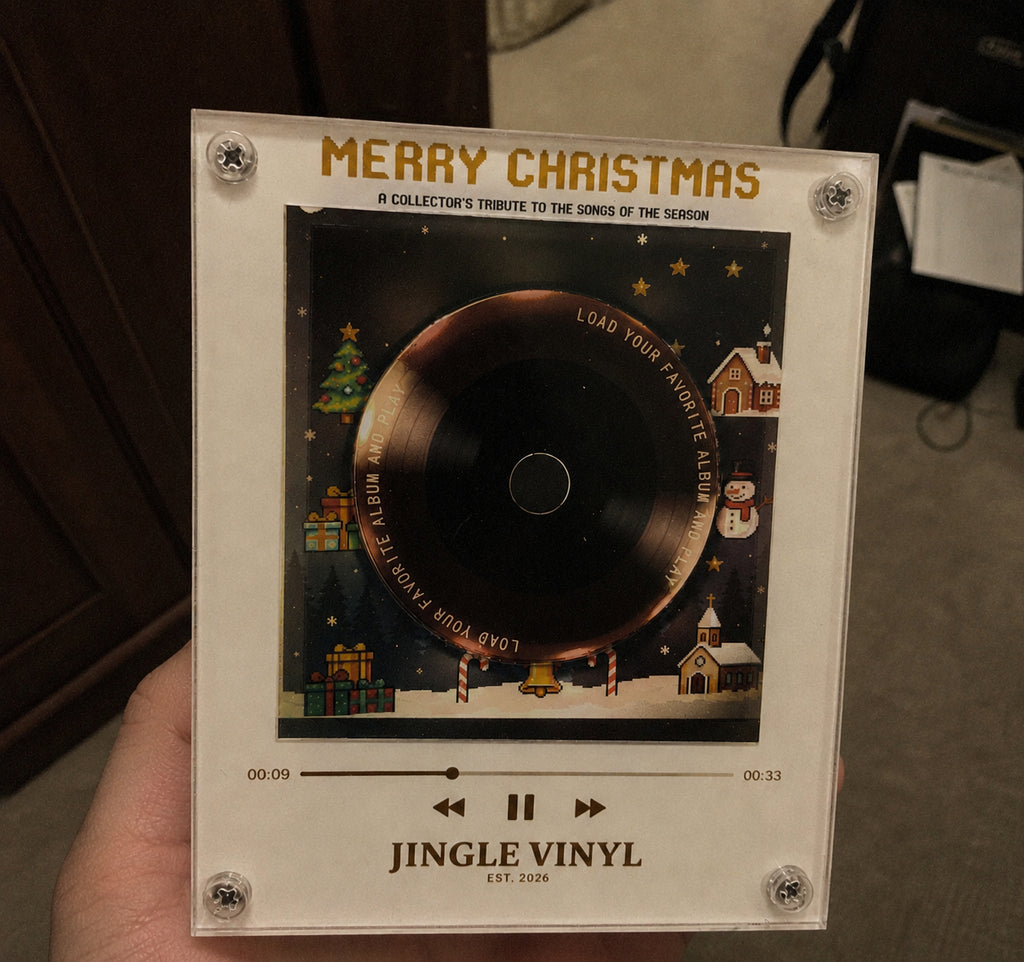 Christmas Magnetic Vinyl Music Player 🎄🎶