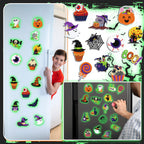 Glow-in-the-Dark Halloween Diamond Art Magnets – DIY Fridge Magnet Kit