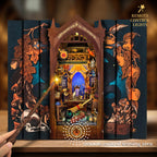 The Hidden Hall Of Magic DIY Book Nook Kit With Remote Wand