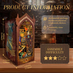 The Hidden Hall Of Magic DIY Book Nook Kit With Remote Wand