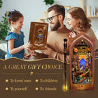 The Hidden Hall Of Magic DIY Book Nook Kit With Remote Wand