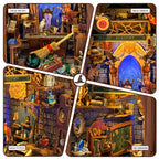 The Hidden Hall Of Magic DIY Book Nook Kit With Remote Wand