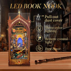 The Hidden Hall Of Magic DIY Book Nook Kit With Remote Wand