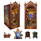 The Hidden Hall Of Magic DIY Book Nook Kit With Remote Wand