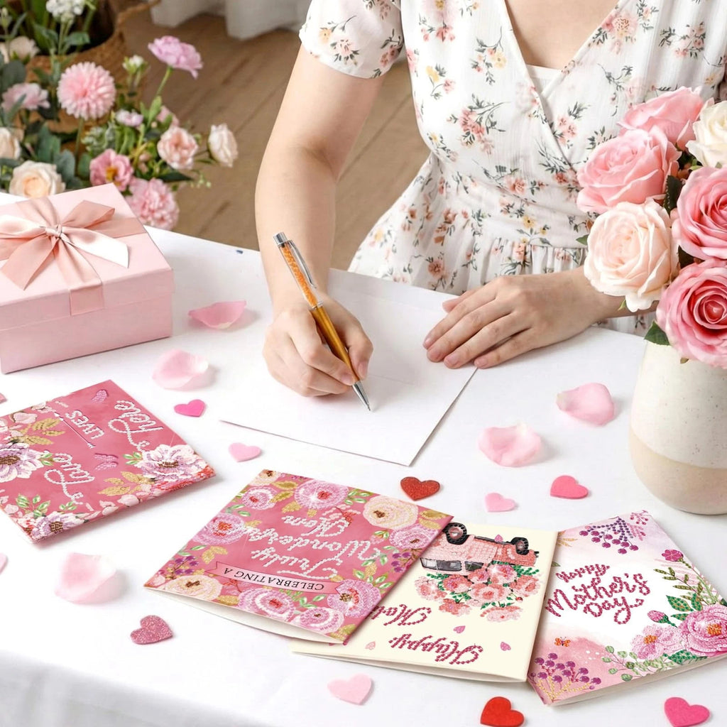 Mother's Day Diamond Painting Card Kits 12PCS