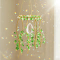 Crystal Suncatcher for Window – Boho Plant & Rainbow Decor