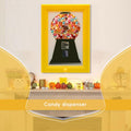 Candy Dispenser Picture Frame – Wall Hanging Snack Machine