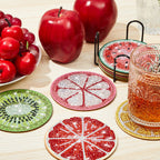 8PCS DIY Diamond Painting Coasters – Fruit Style