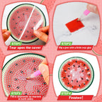 8PCS DIY Diamond Painting Coasters – Fruit Style