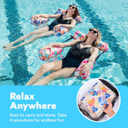 2pcs Inflatable Pool Float for Adults – Pool Lounge Chairs