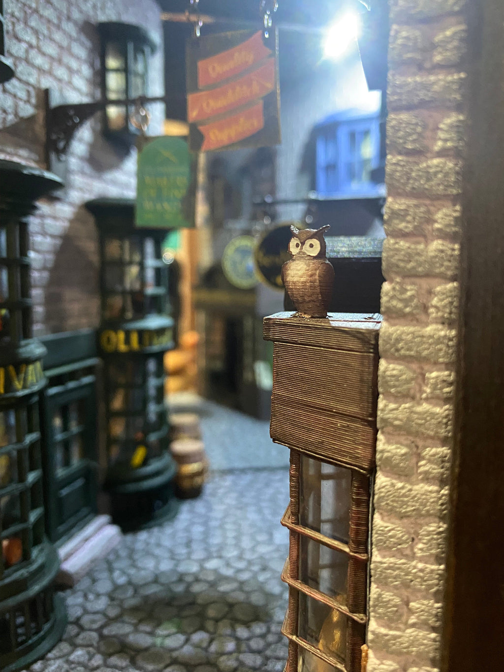 Harry.Potter Magic Alley Miniature Street Book Nook Insert