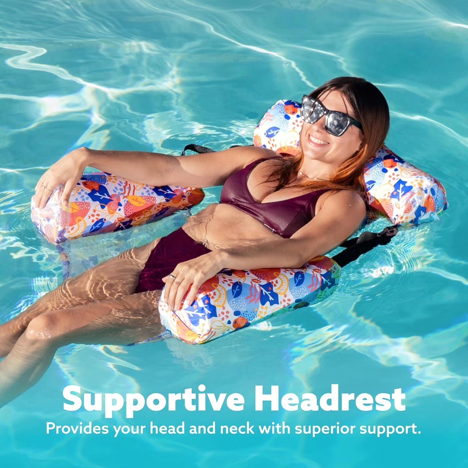 2pcs Inflatable Pool Float for Adults – Pool Lounge Chairs