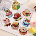 8PCS Magnetic Fridge Stickers DIY Diamond Painting Kit