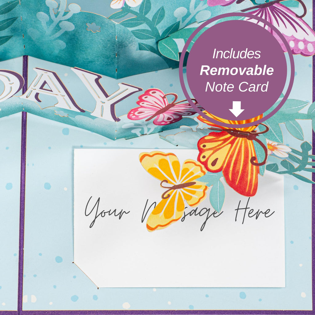 Happy Mother’s Day 3D Pop-Up Card – Surprise Gift Card with Note Tag