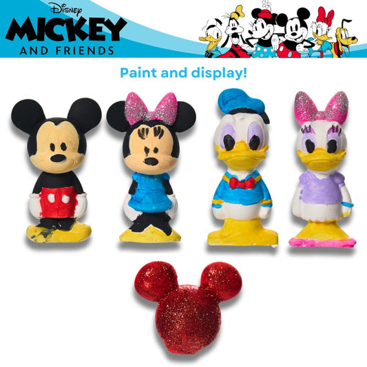 Mickey and Friends DIY Paint Your Own Figurines Arts