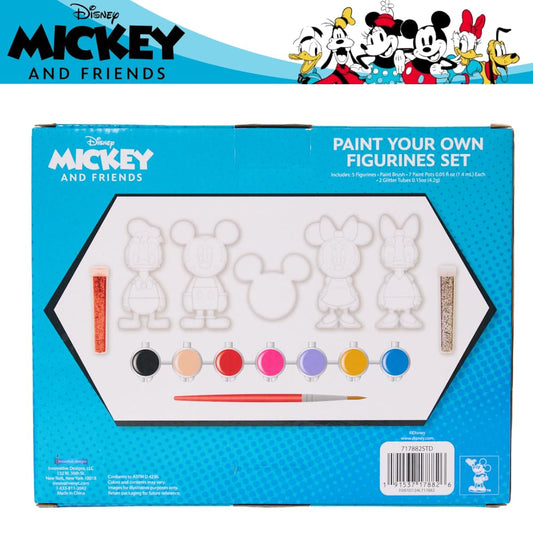 Mickey and Friends DIY Paint Your Own Figurines Arts