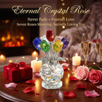 Crystal Rose Bouquet – Elegant Forever Flower Gift