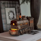 Steam Locomotive Humidifier – Retro Train Mist Diffuser with Ambient Light