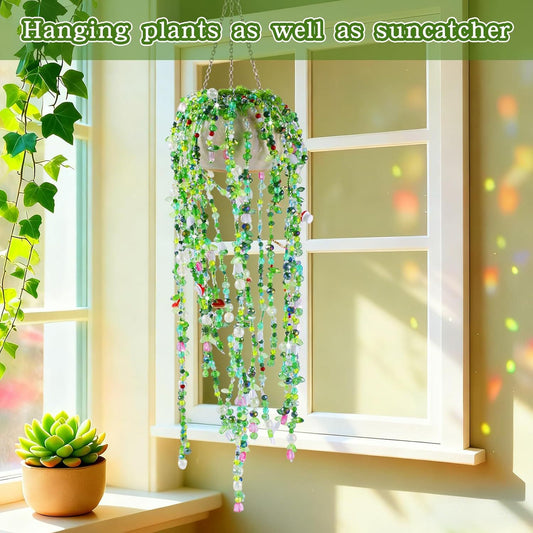 Everlasting Beaded Flower DIY Kit – 2382PCS or 5422PCS Deluxe with 2 Pots