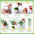 Everlasting Beaded Flower DIY Kit – 2382PCS or 5422PCS Deluxe with 2 Pots