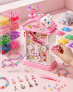 Bracelet Making Kit with Bead Spinner – 800 Beads DIY Friendship Jewelry Set