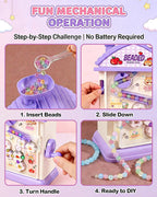 Bracelet Making Kit with Bead Spinner – 800 Beads DIY Friendship Jewelry Set