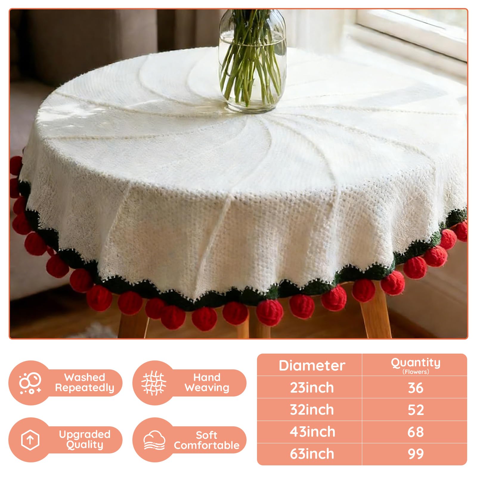 Rose Bouquet Crochet Blanket – Flower Blanket Gift