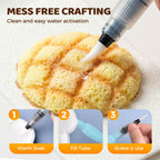 3D Foam Texture Painting Kit – Complete DIY Art Set