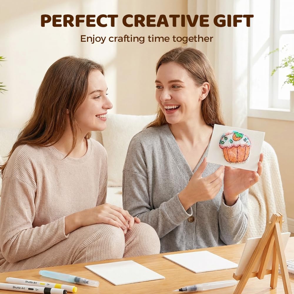 3D Foam Texture Painting Kit – Complete DIY Art Set