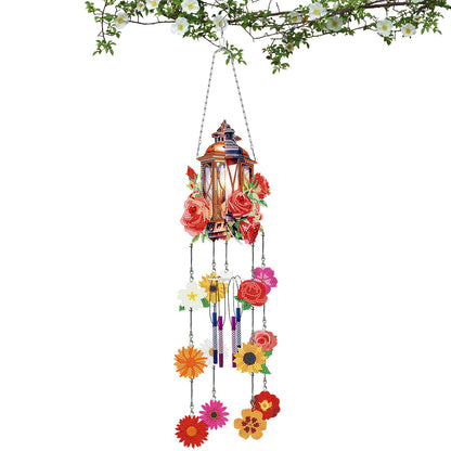 DIY Diamond Painting Double Sided 3D Wind Chime Pendant Hanging Kit