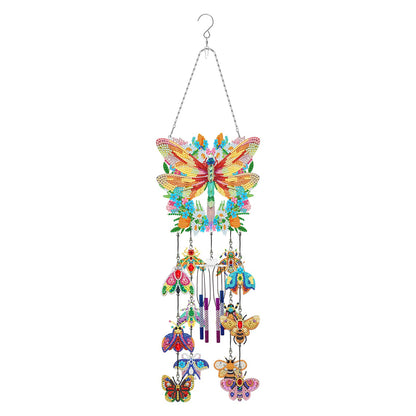 DIY Diamond Painting Double Sided 3D Wind Chime Pendant Hanging Kit