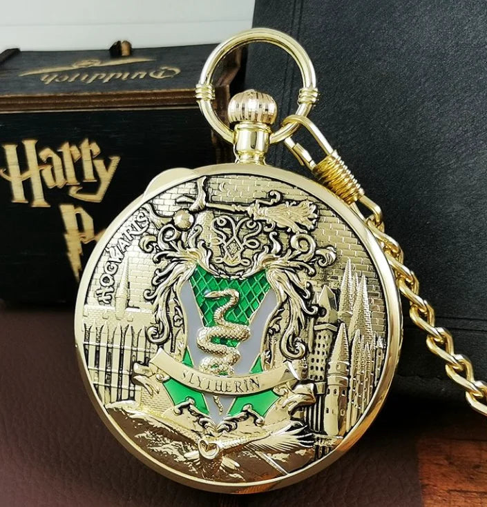 Wizard House Pocket Watch Music Box – 4 House Collection