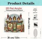 5D Christmas Diamond Painting Tabletop Ornament Kit – DIY Holiday Decoration