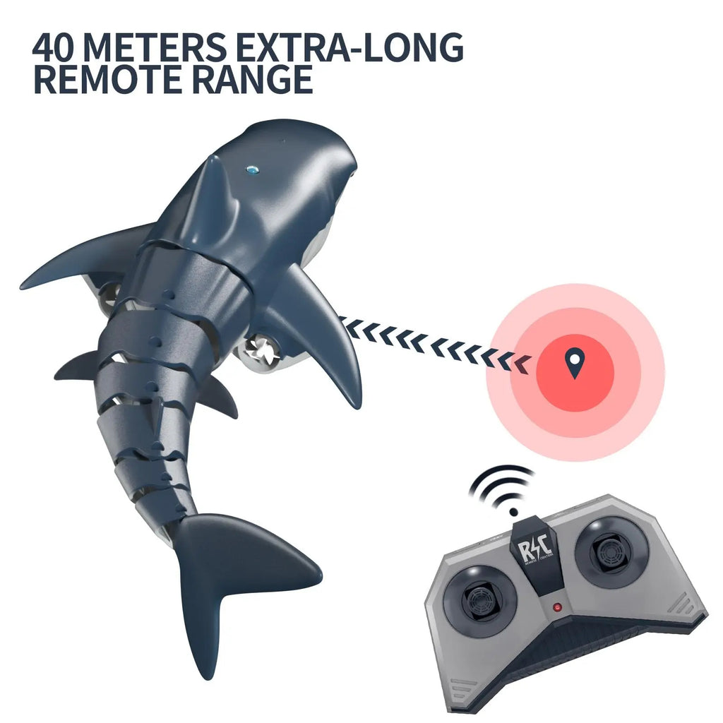 Remote Control Shark Toy – Realistic Swimming RC Fish for Pool & Lake