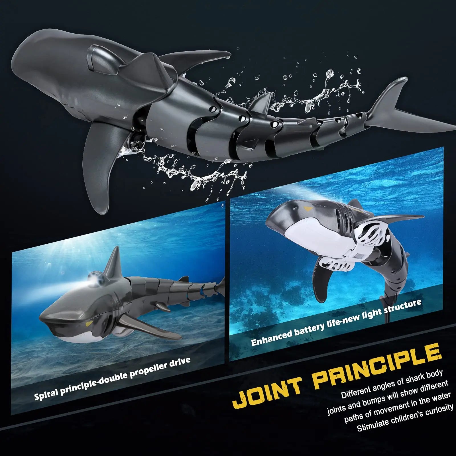 Remote Control Shark Toy – Realistic Swimming RC Fish for Pool & Lake