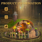 Magic Ring House Book Nook Kit – 3D Wooden Miniature DIY Decor