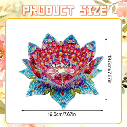 DIY Diamond Painting Lotus Tray Decoration Kit