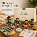 3D Beaded Soccer DIY Kit – Handmade Football Beading Craft Set