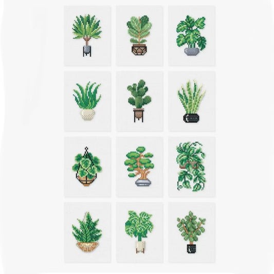 Mini Greenery Diamond Painting Set