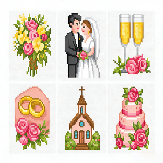 💍 Wedding Moments Diamond Painting Kit