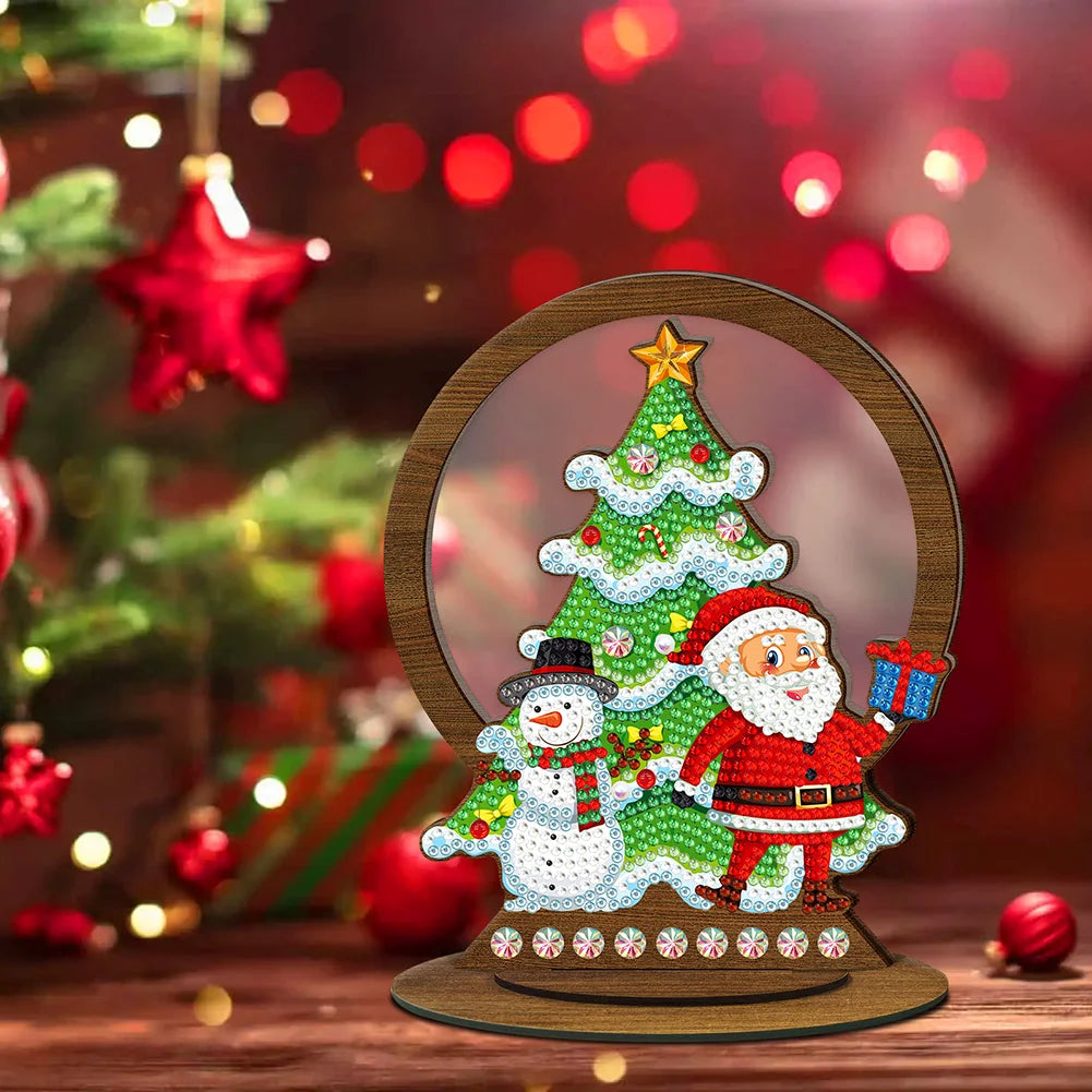 🎄✨ Santa & Snowman 3D Christmas Diamond Painting