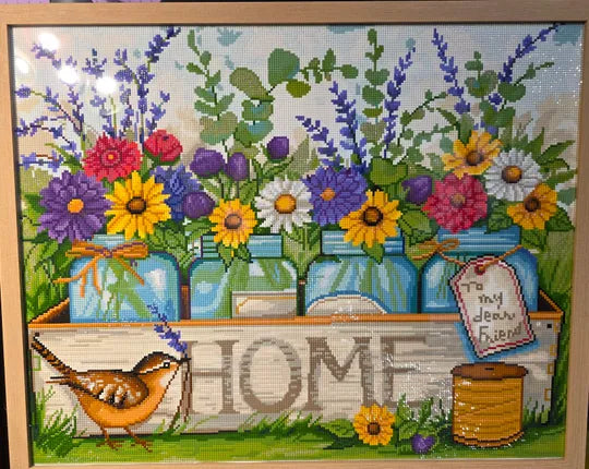 Box of Flower Jars Home