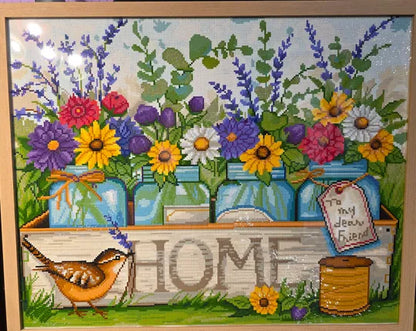 Box of Flower Jars Home